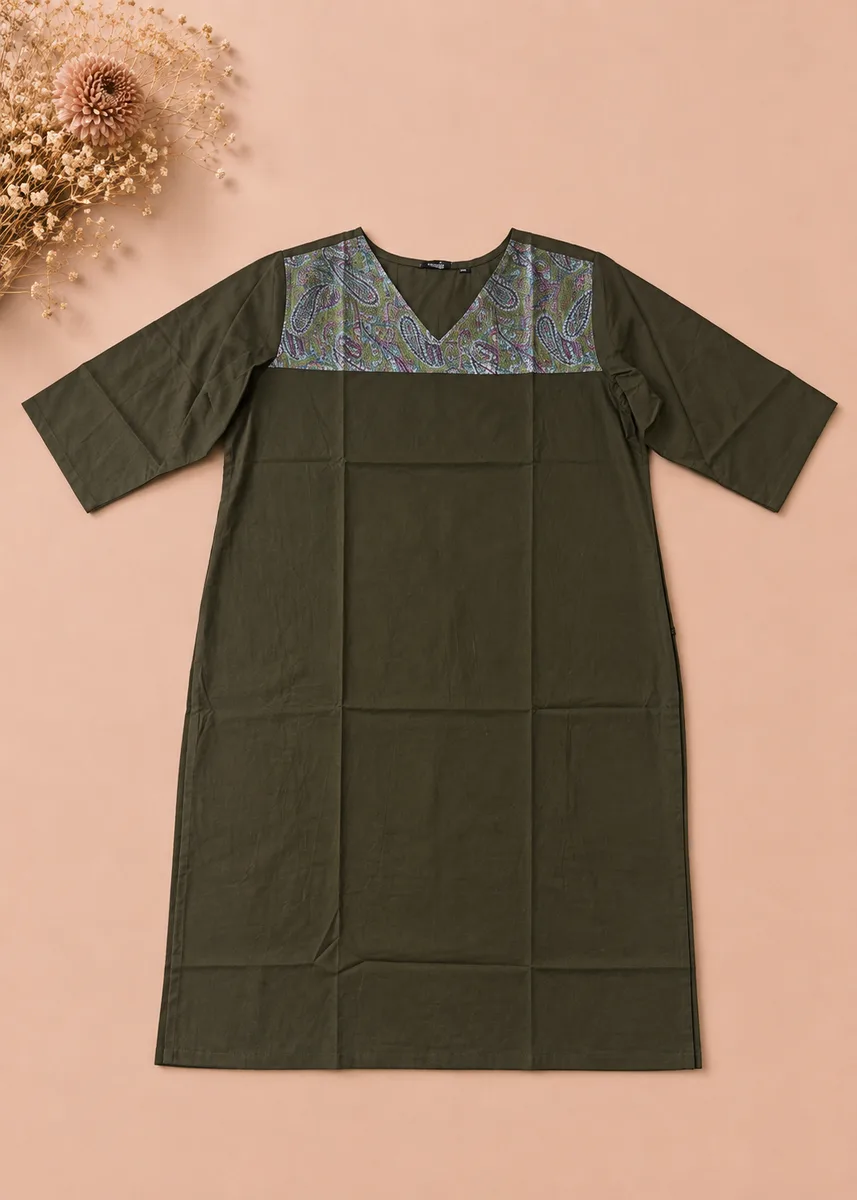 Zorra Cotton Straight Cut Kurti - Jumbo Size