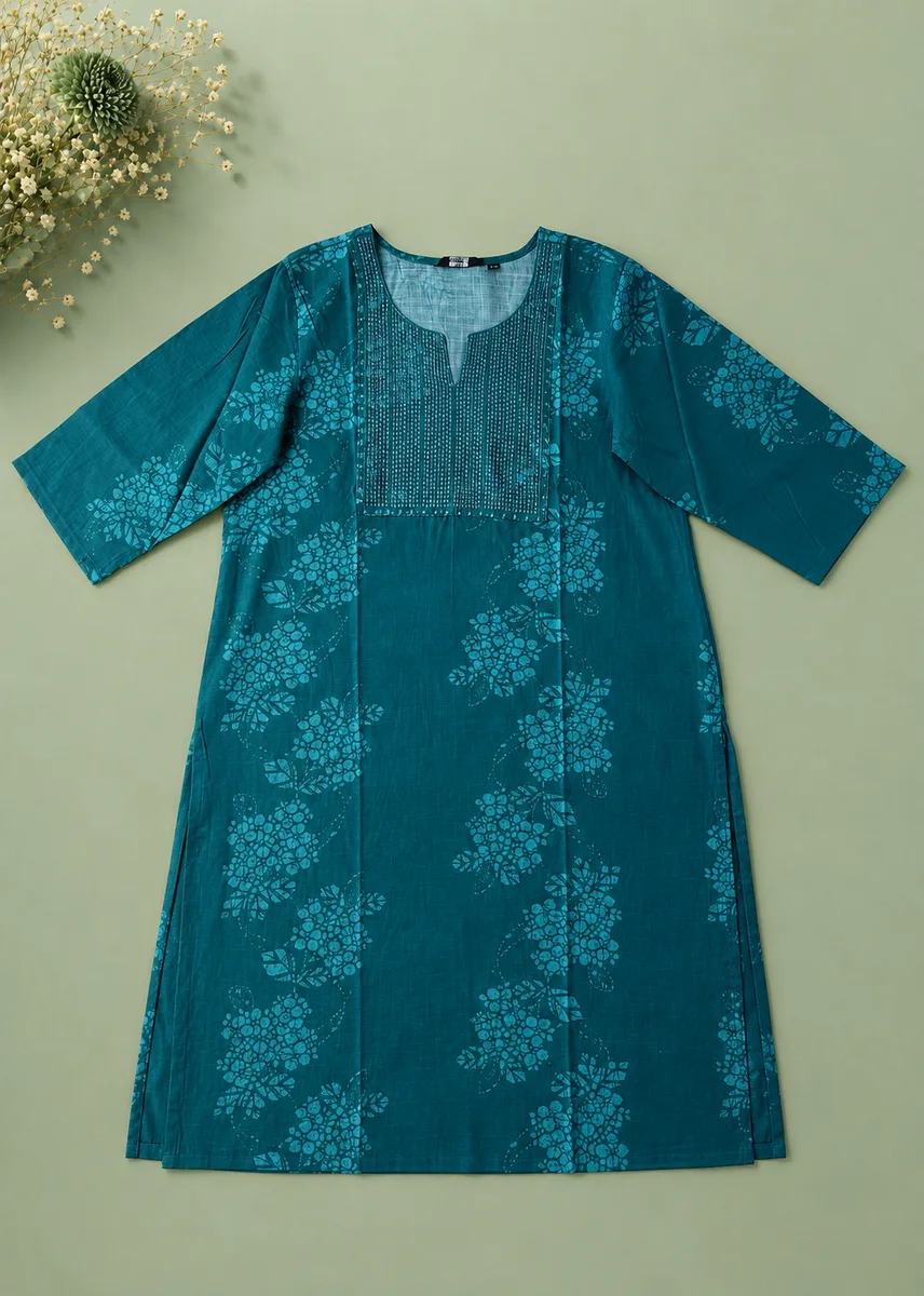 Zorra Rayon Straight Cut Kurti - Jumbo Size