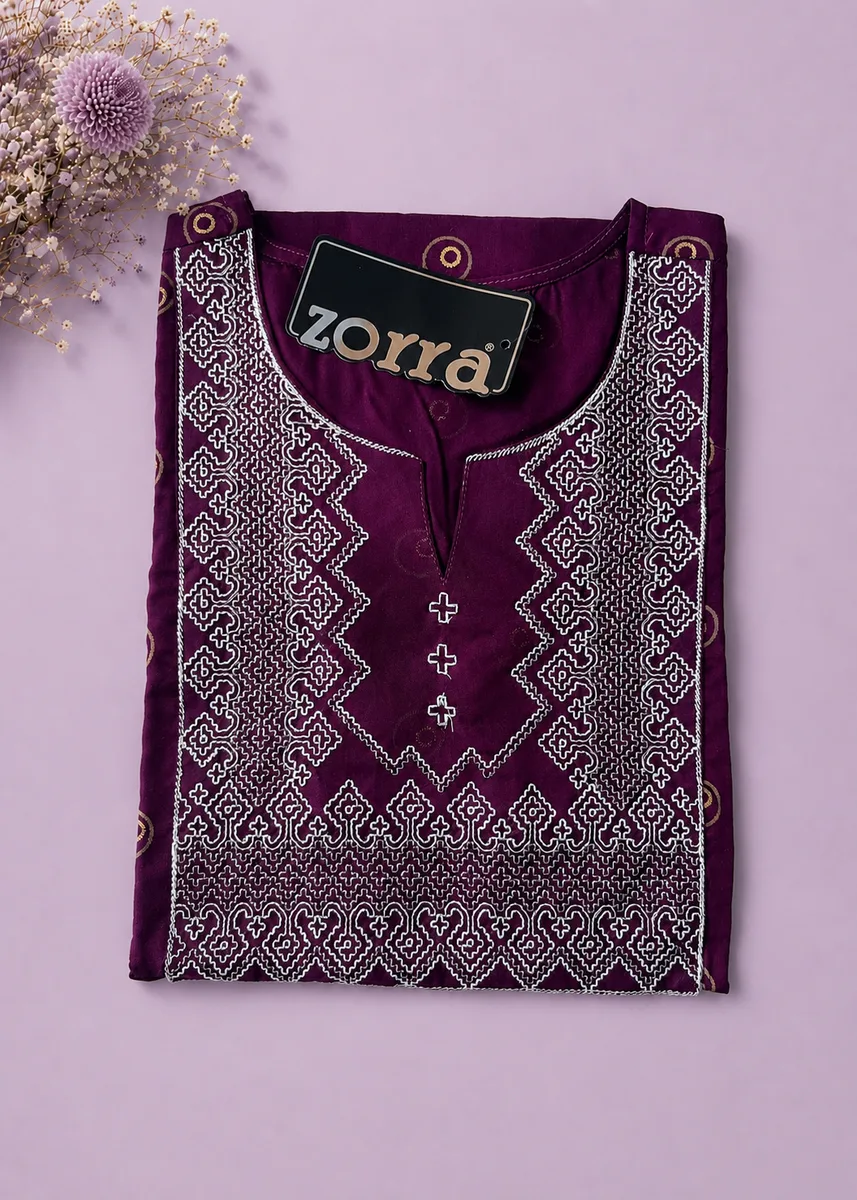 Zorra Rayon Embriodery Kurti